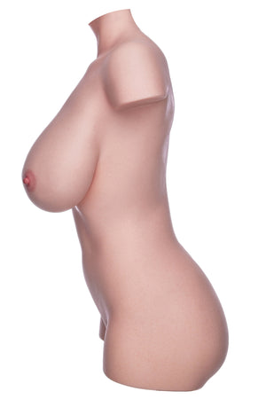 Torse de Rebecca poupée sexuelle (Irontech Doll Silicone F-Cup 95cm)