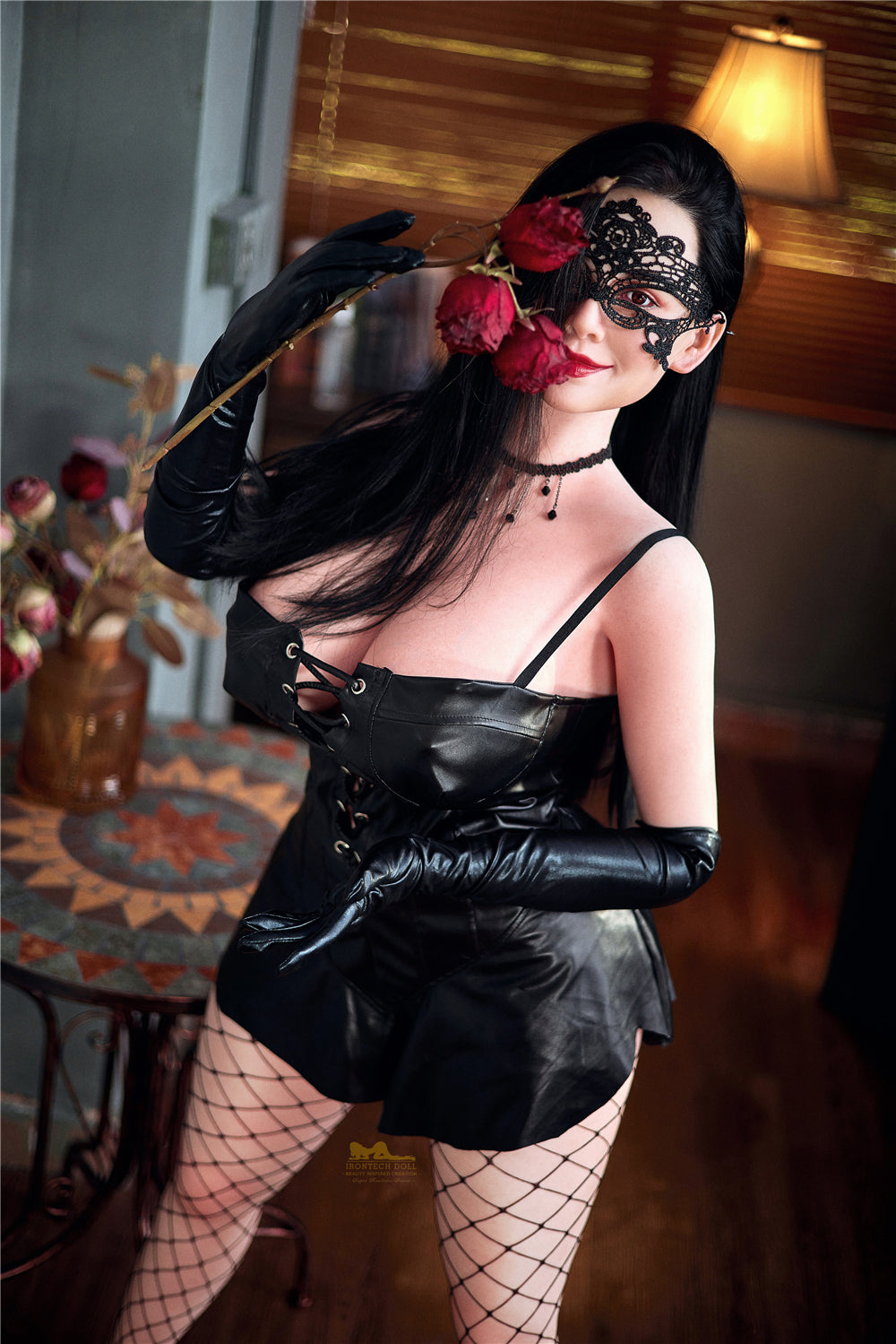 Rose poupée sexuelle (Irontech Doll 162 cm J-cup S3 Silicone)