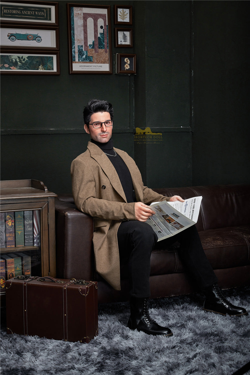 Georges mâle poupée sexuelle (Irontech Doll 176 cm m3 silicone)