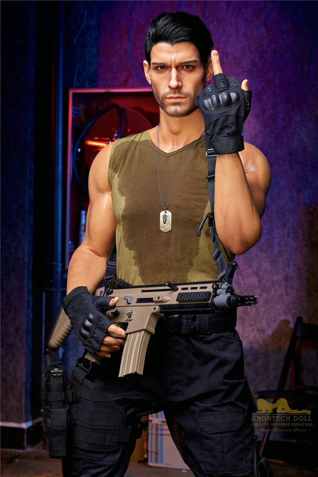 Thomas mâle poupée sexuelle (Irontech Doll 176cm m5 silicone)