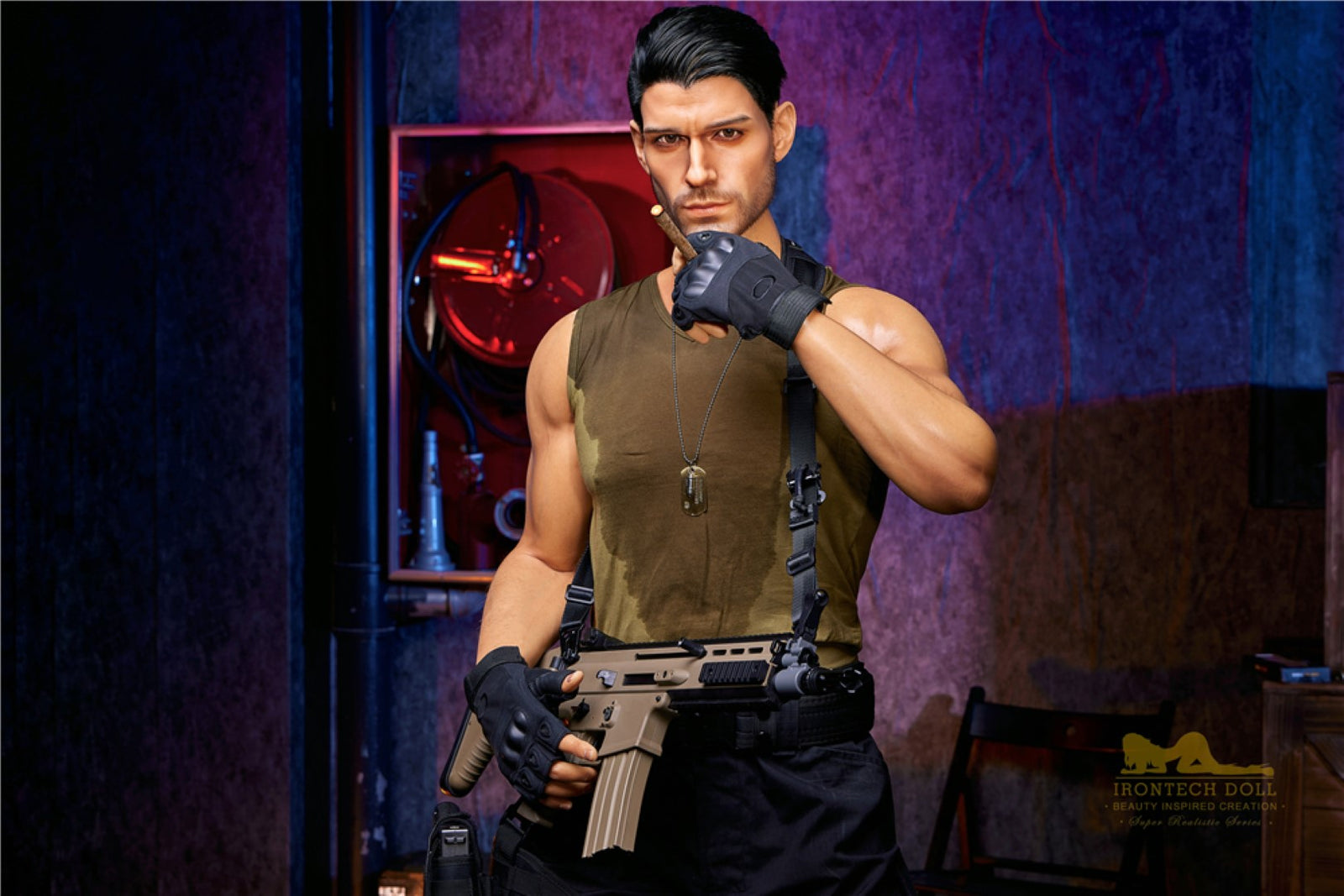 Thomas mâle poupée sexuelle (Irontech Doll 176cm m5 silicone)