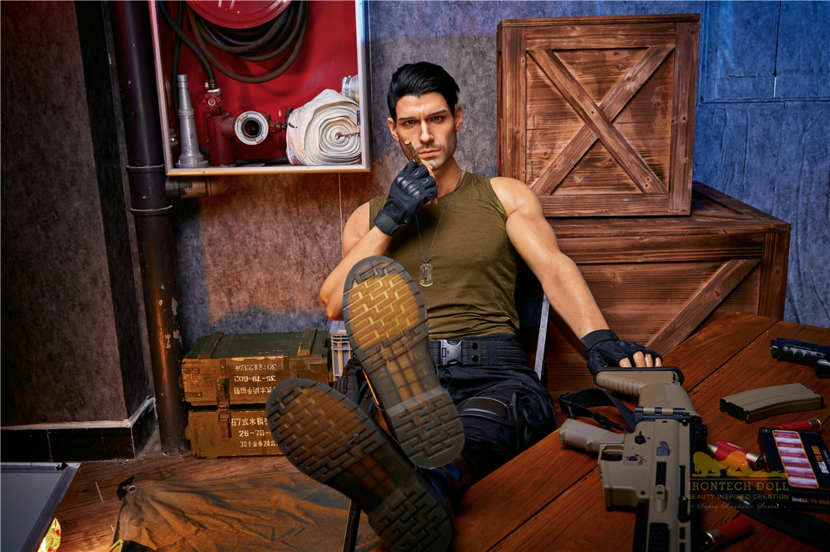 Thomas mâle poupée sexuelle (Irontech Doll 176cm m5 silicone)