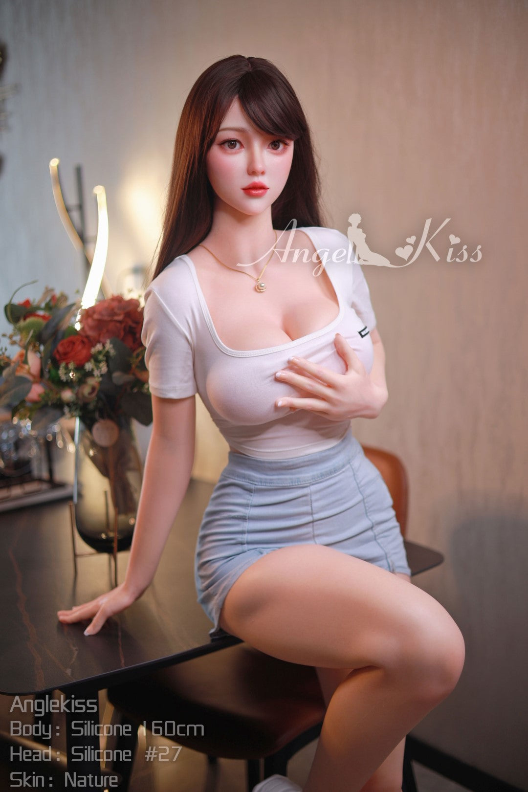 Lucie poupée sexuelle (AK-Doll 160cm D-Cup LS#27 Silicone)