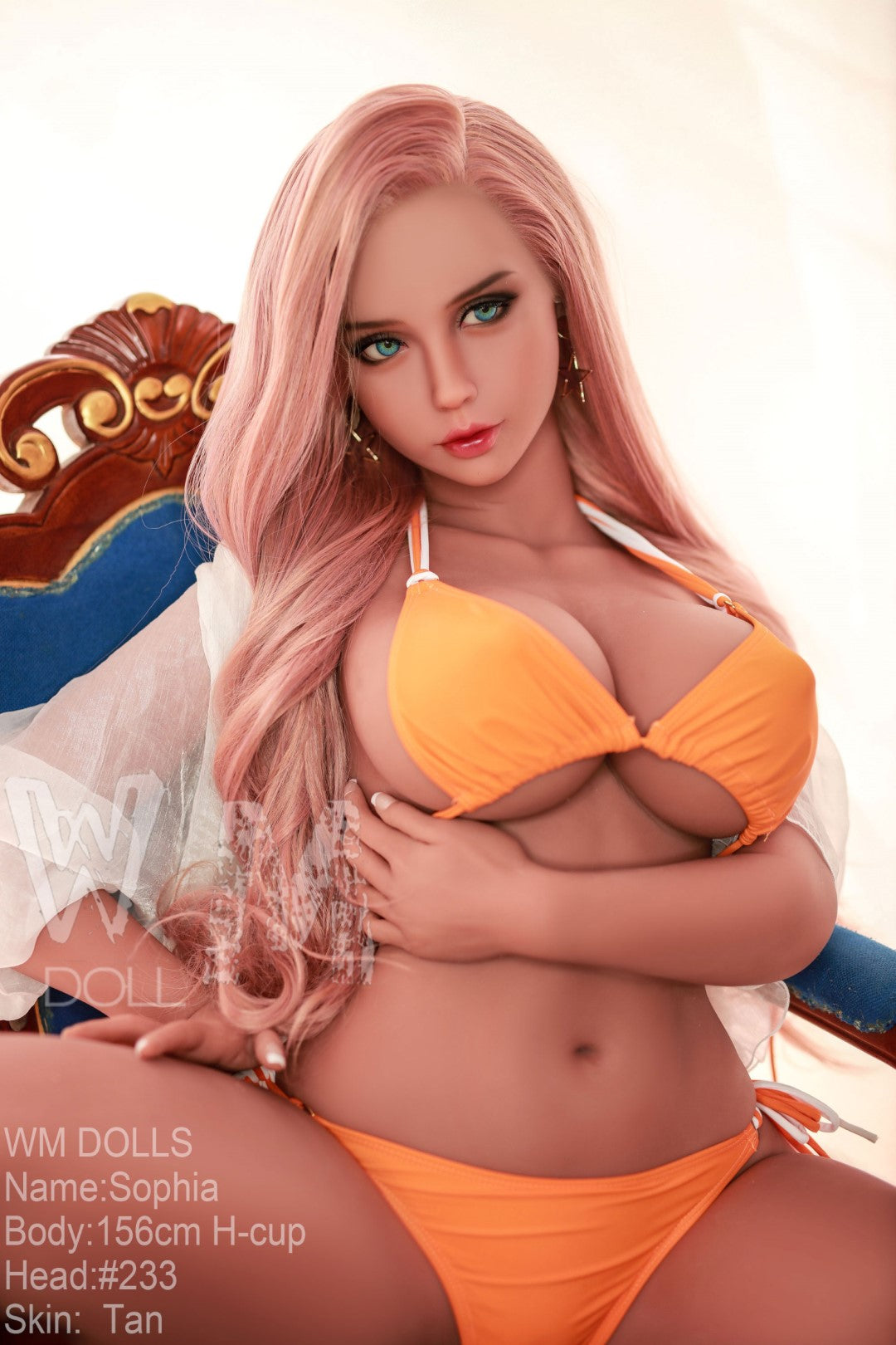 Sophia poupée sexuelle (WM-Doll 156cm H-Kupa # 233 TPE)