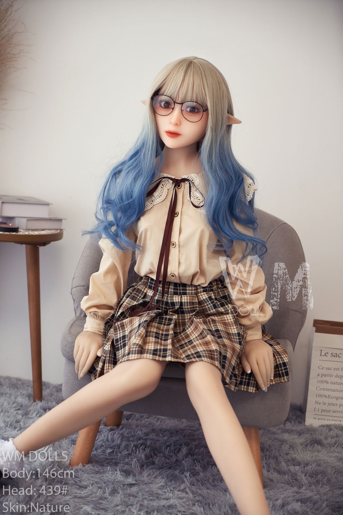 Akari poupée sexuelle (WM-Doll Bonnet C 146 cm #439 TPE)