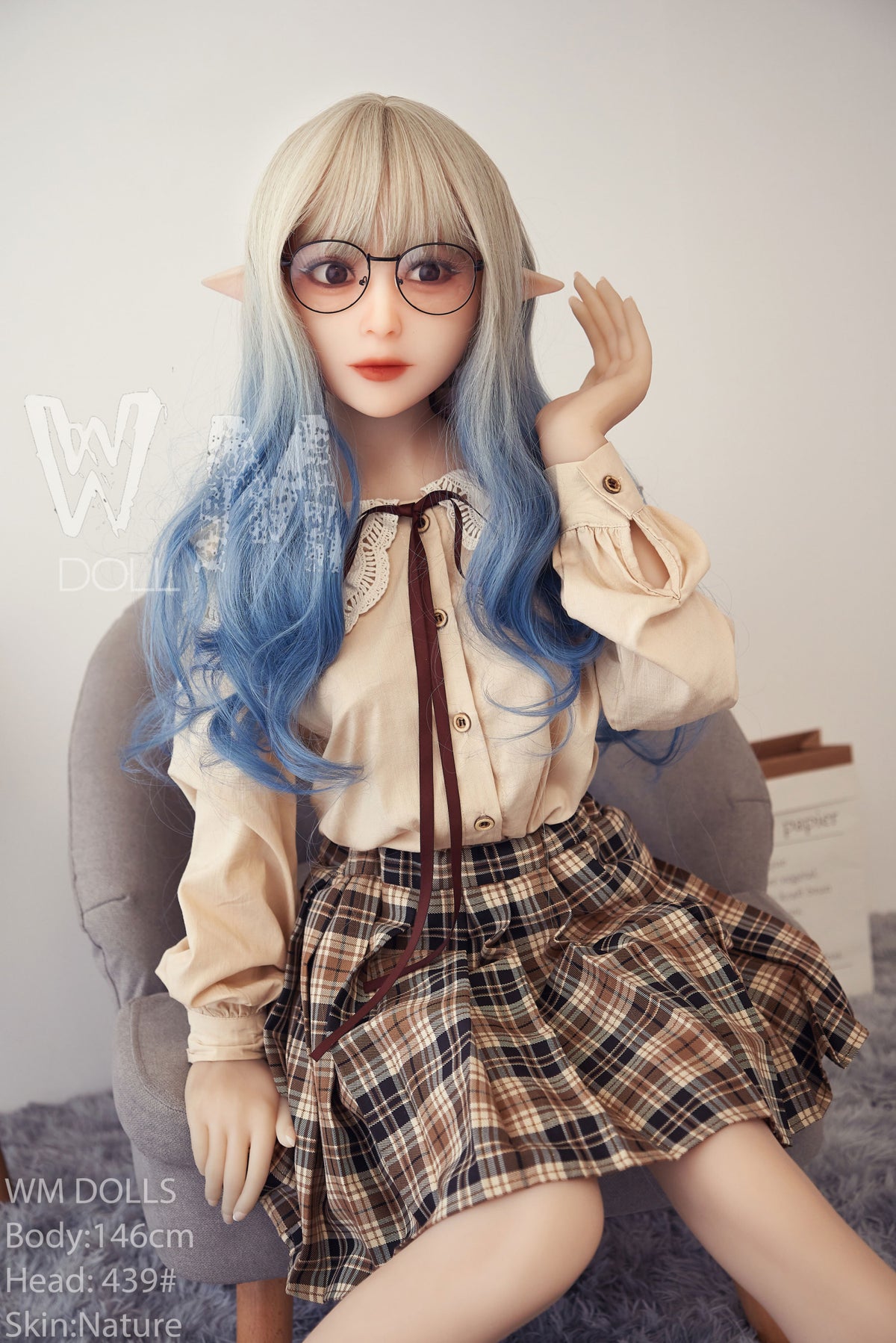Akari poupée sexuelle (WM-Doll Bonnet C 146 cm #439 TPE)