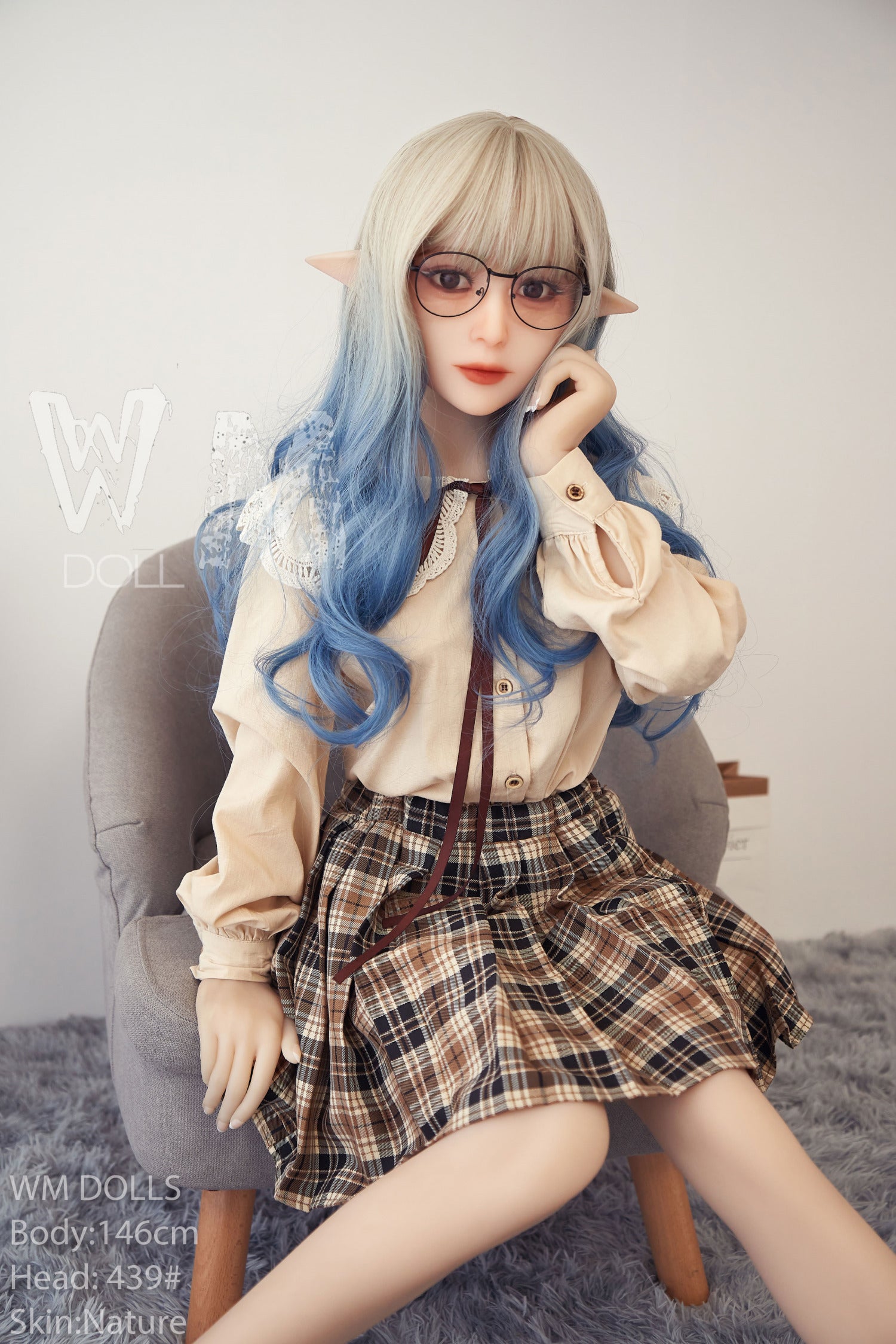 Akari poupée sexuelle (WM-Doll Bonnet C 146 cm #439 TPE)