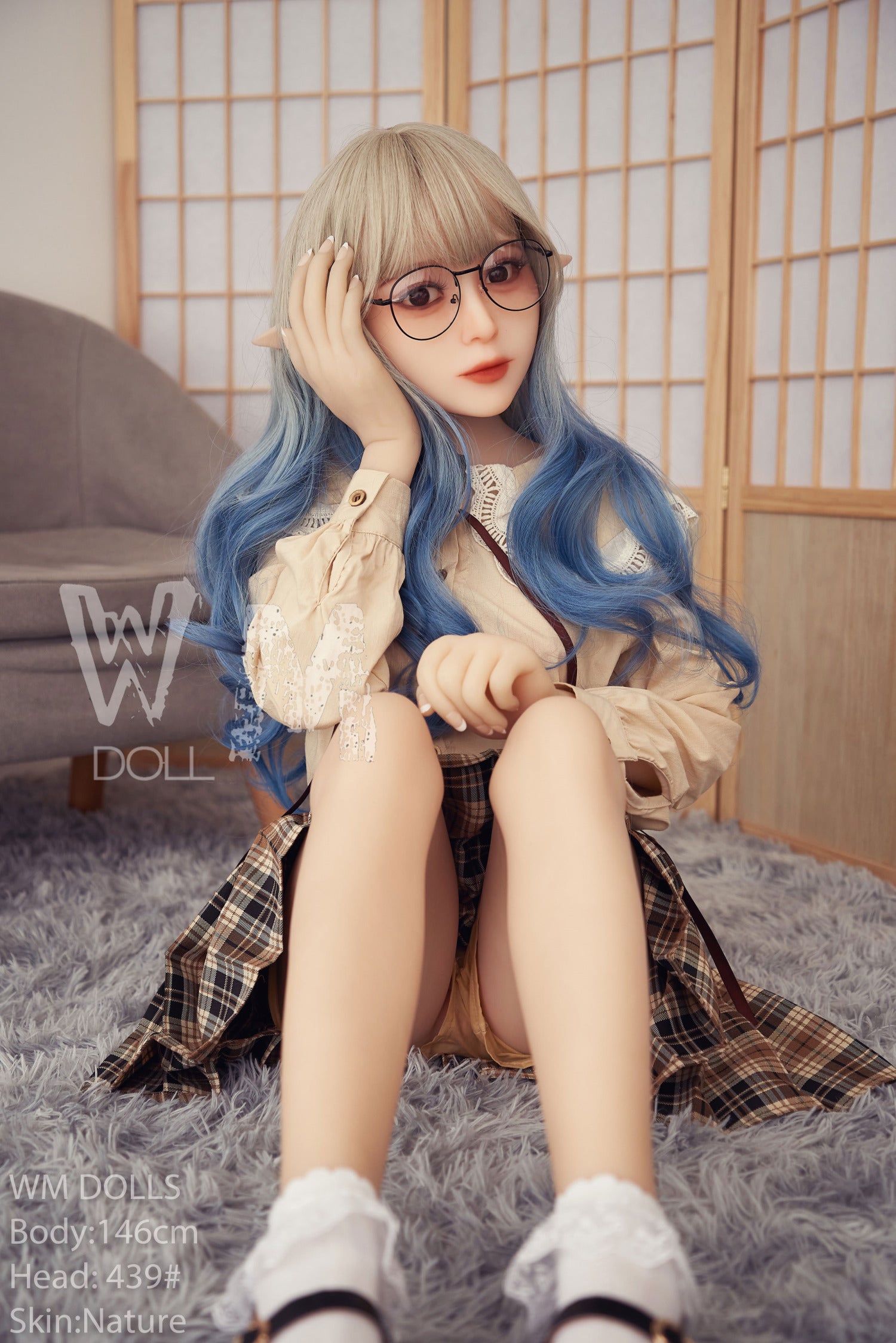 Akari poupée sexuelle (WM-Doll Bonnet C 146 cm #439 TPE)