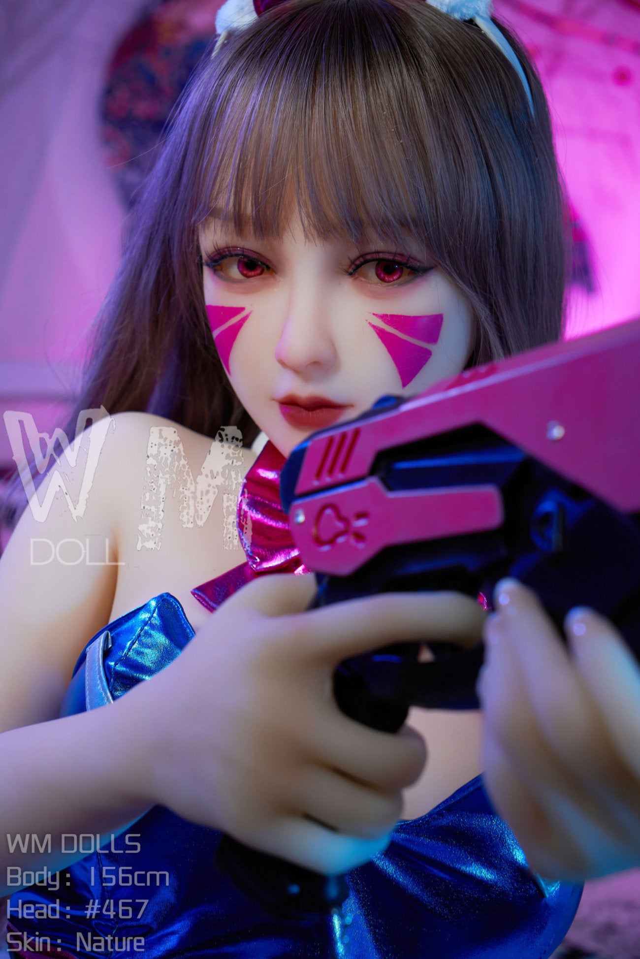 D.va poupée sexuelle (WM-Doll 156cm Cup CUP # 467 TPE)