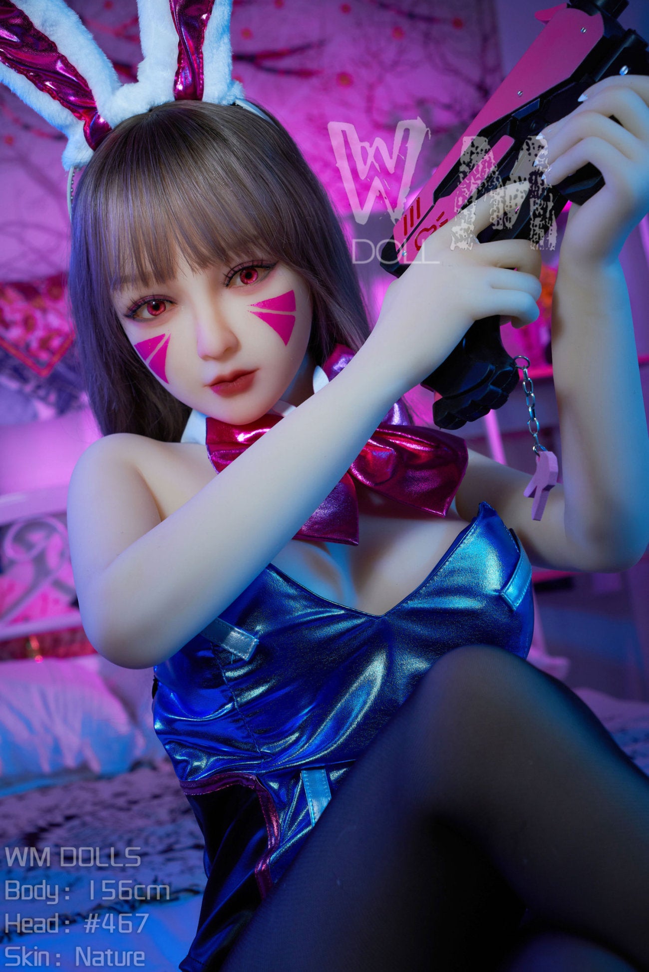 D.va poupée sexuelle (WM-Doll 156cm Cup CUP # 467 TPE)