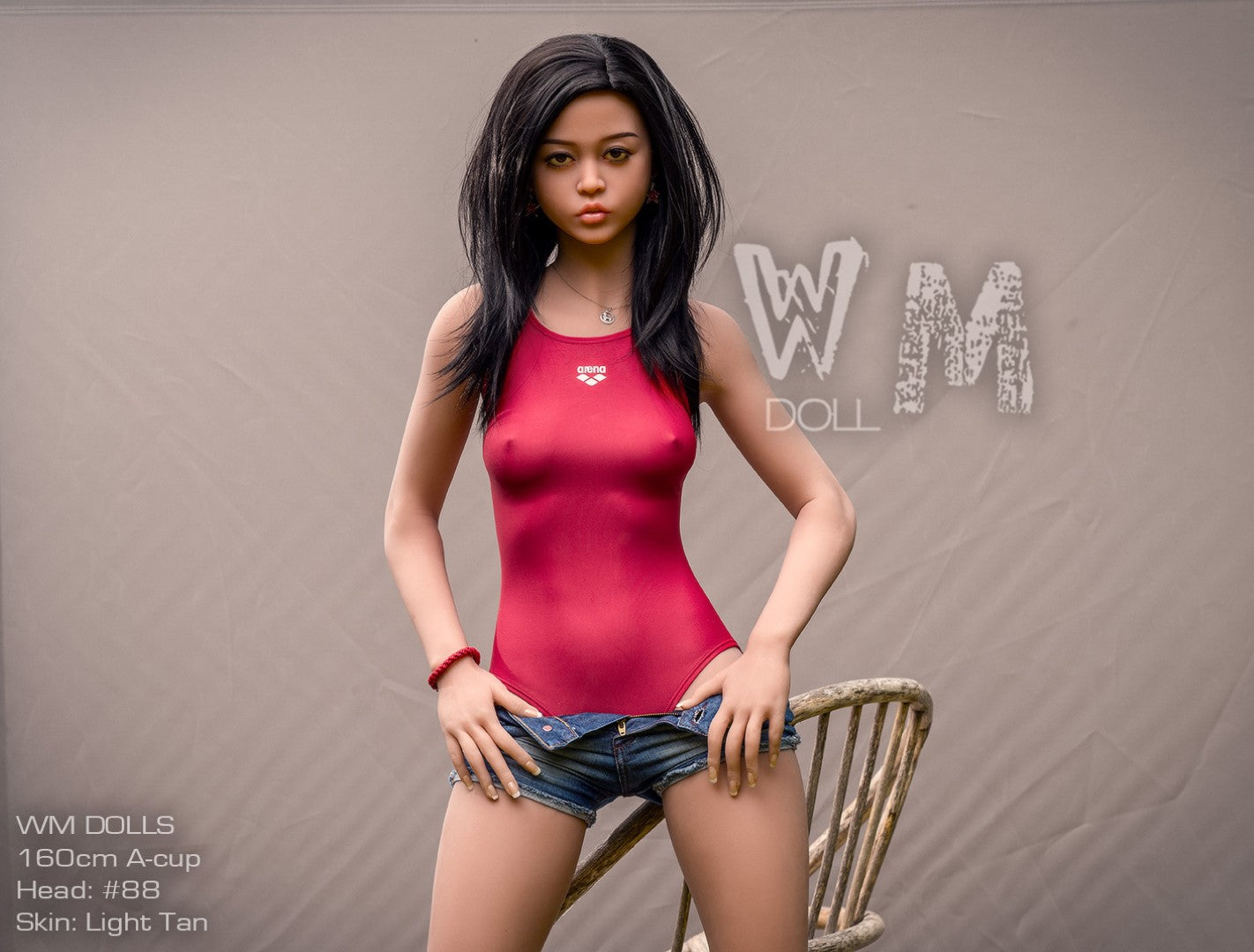 Kiara poupée sexuelle (WM-Doll 160cm A-Cup # 88 TPE)