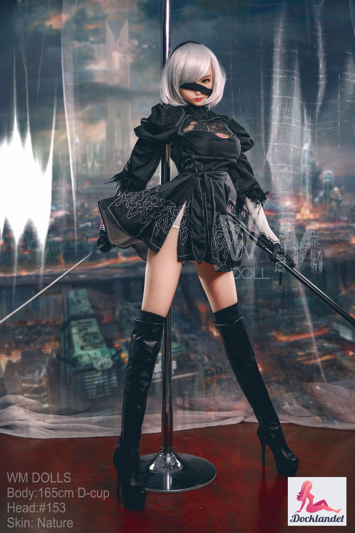 Yora 2b poupée sexuelle (WM-Doll 165 cm D-Kupa #153 TPE)