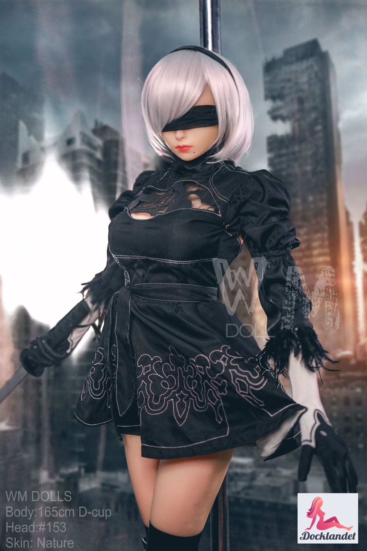 Yora 2b poupée sexuelle (WM-Doll 165 cm D-Kupa #153 TPE)