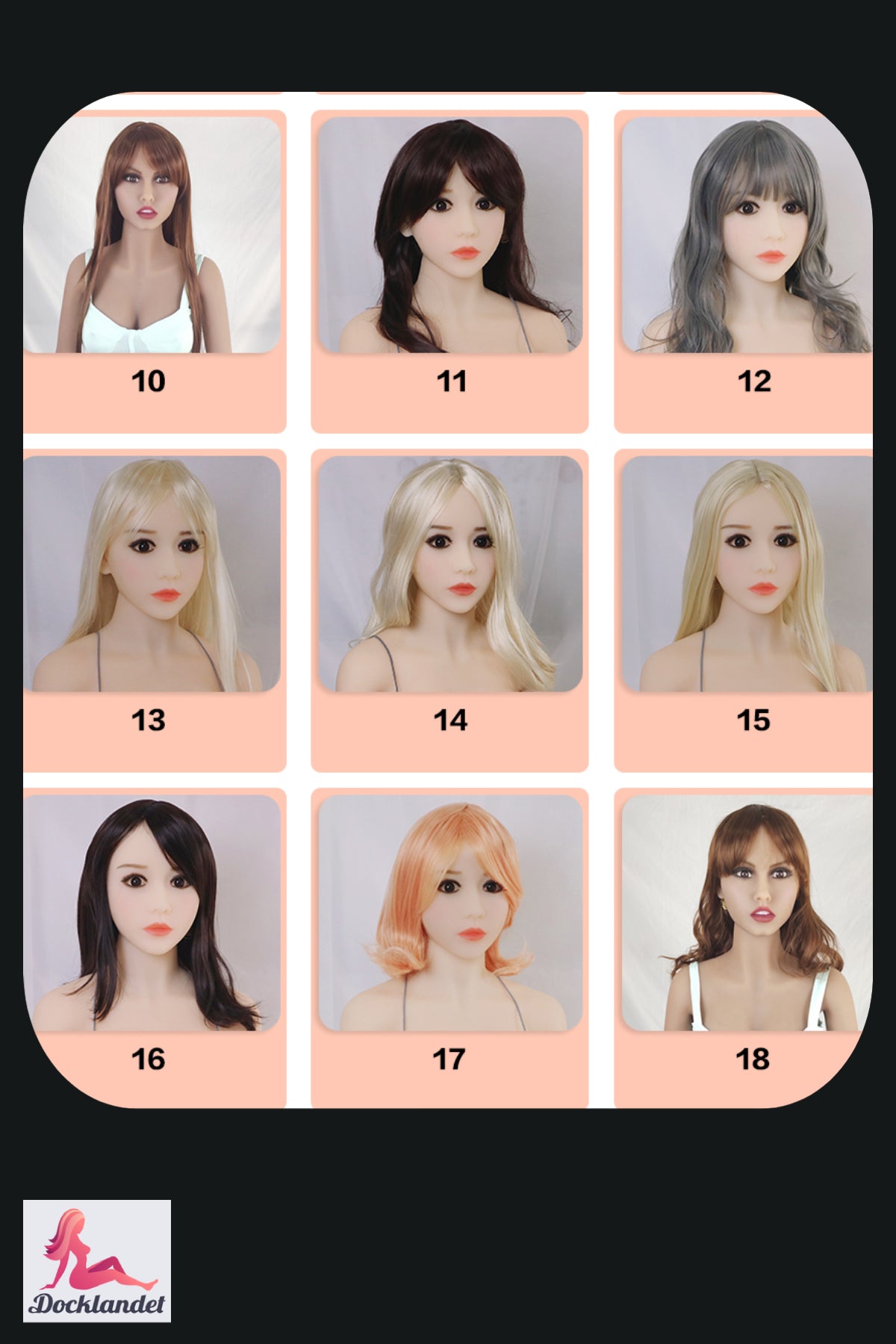 Perruque (choisissez entre 94 différents)