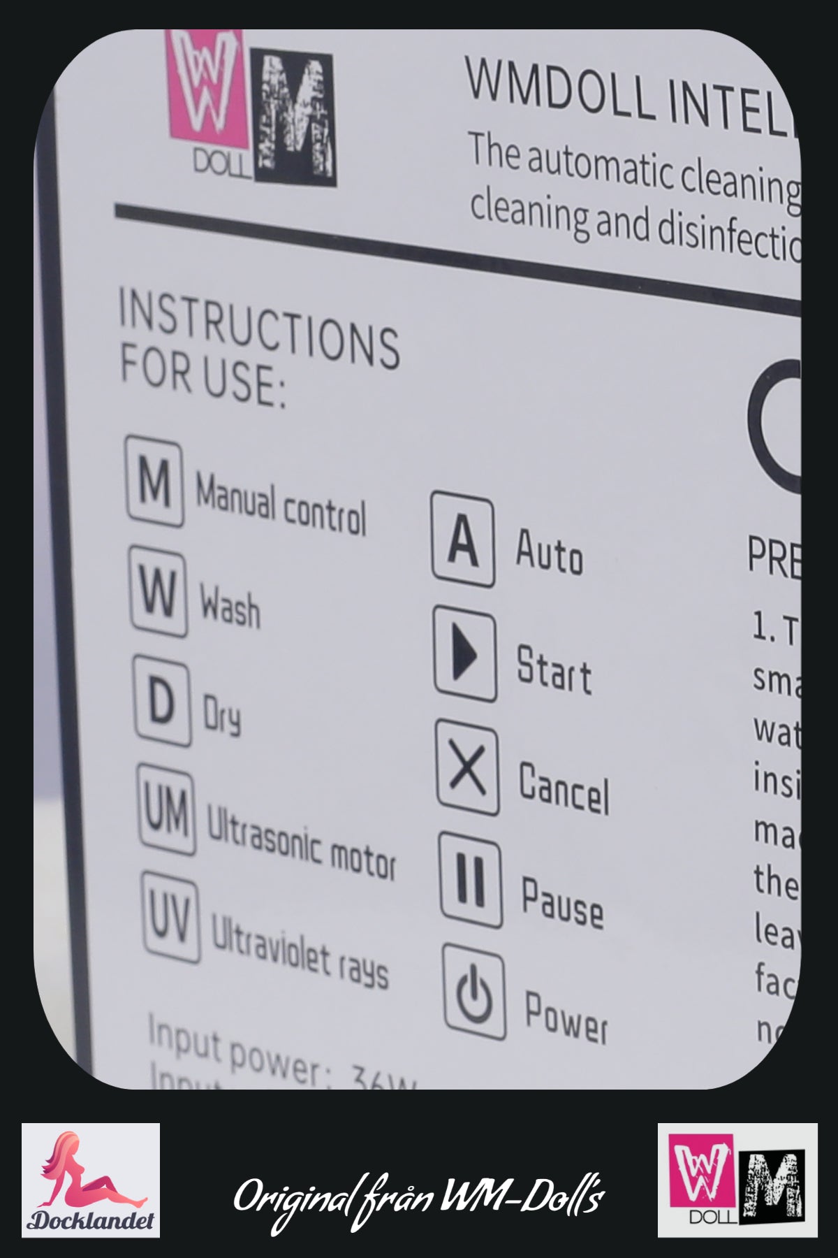 Machine de nettoyage intelligente (WM-Doll)