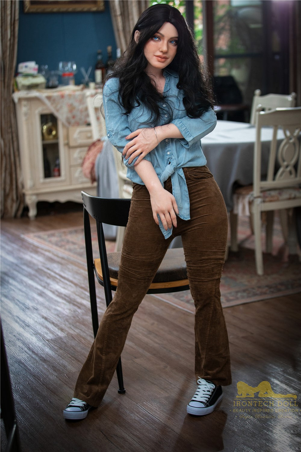 Marly poupée sexuelle (Irontech Doll 152cm Bonnet A S27 Silicone)