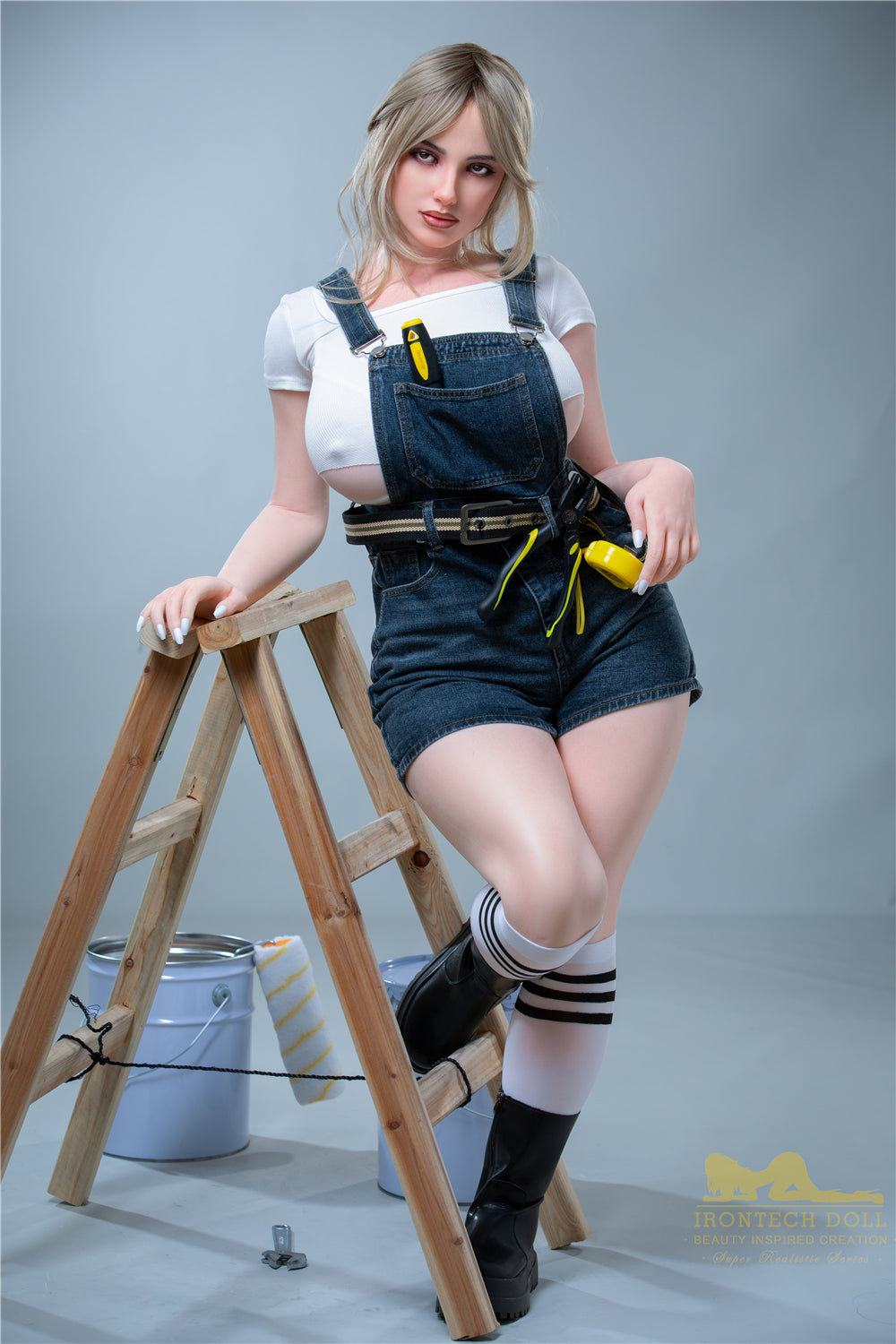 Claudie poupée sexuelle (Irontech Doll 160 cm H-Kupa S17 Silicone)