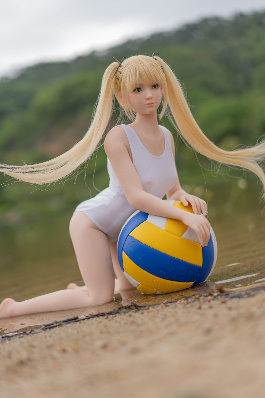 Marie rose mini poupée sexuelle (AXB Doll 85 cm B-tpup GF05-1 Silicone)
