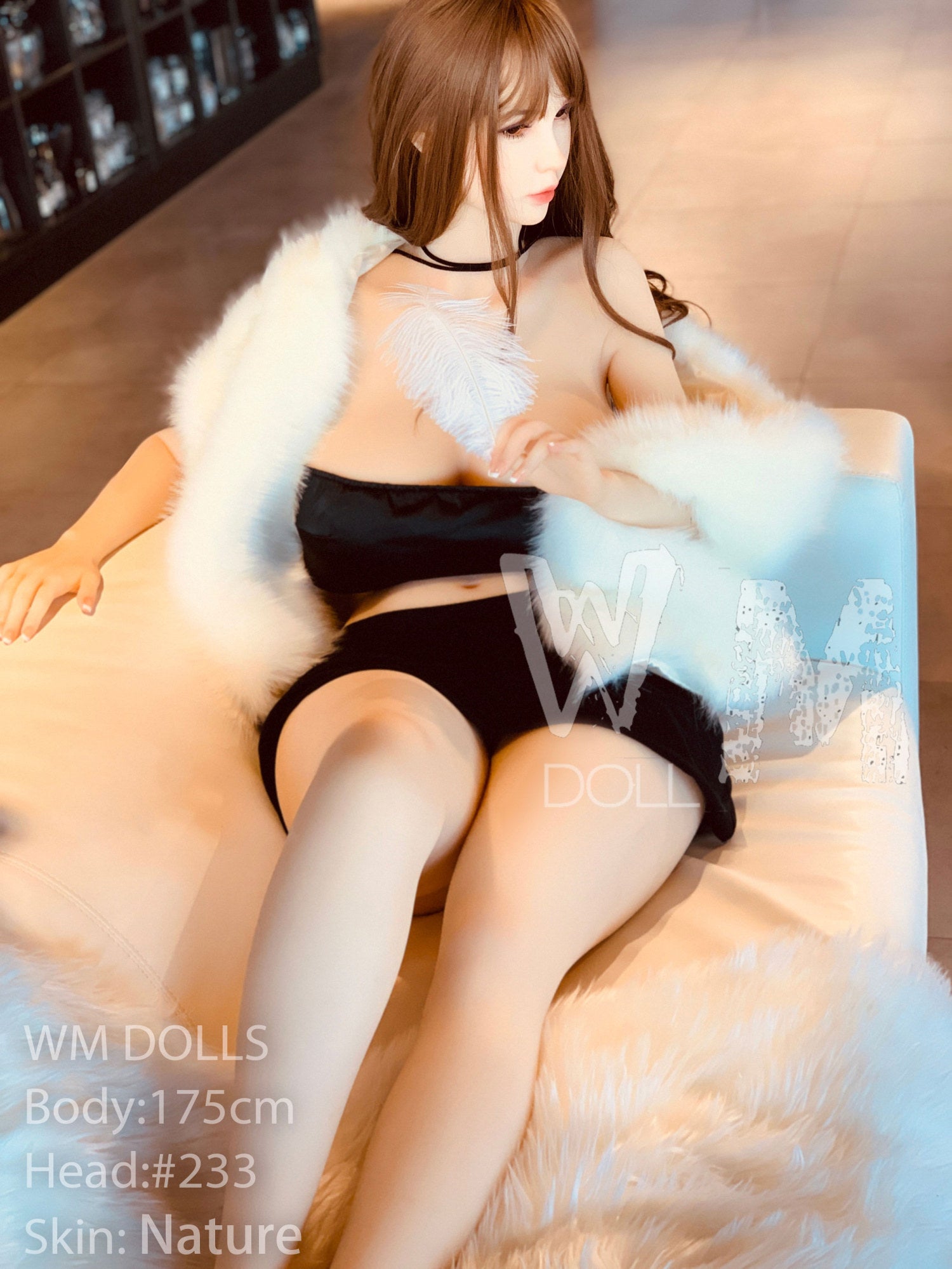 Adeline poupée sexuelle (WM-Doll 175cm G-Cup # 233 TPE)