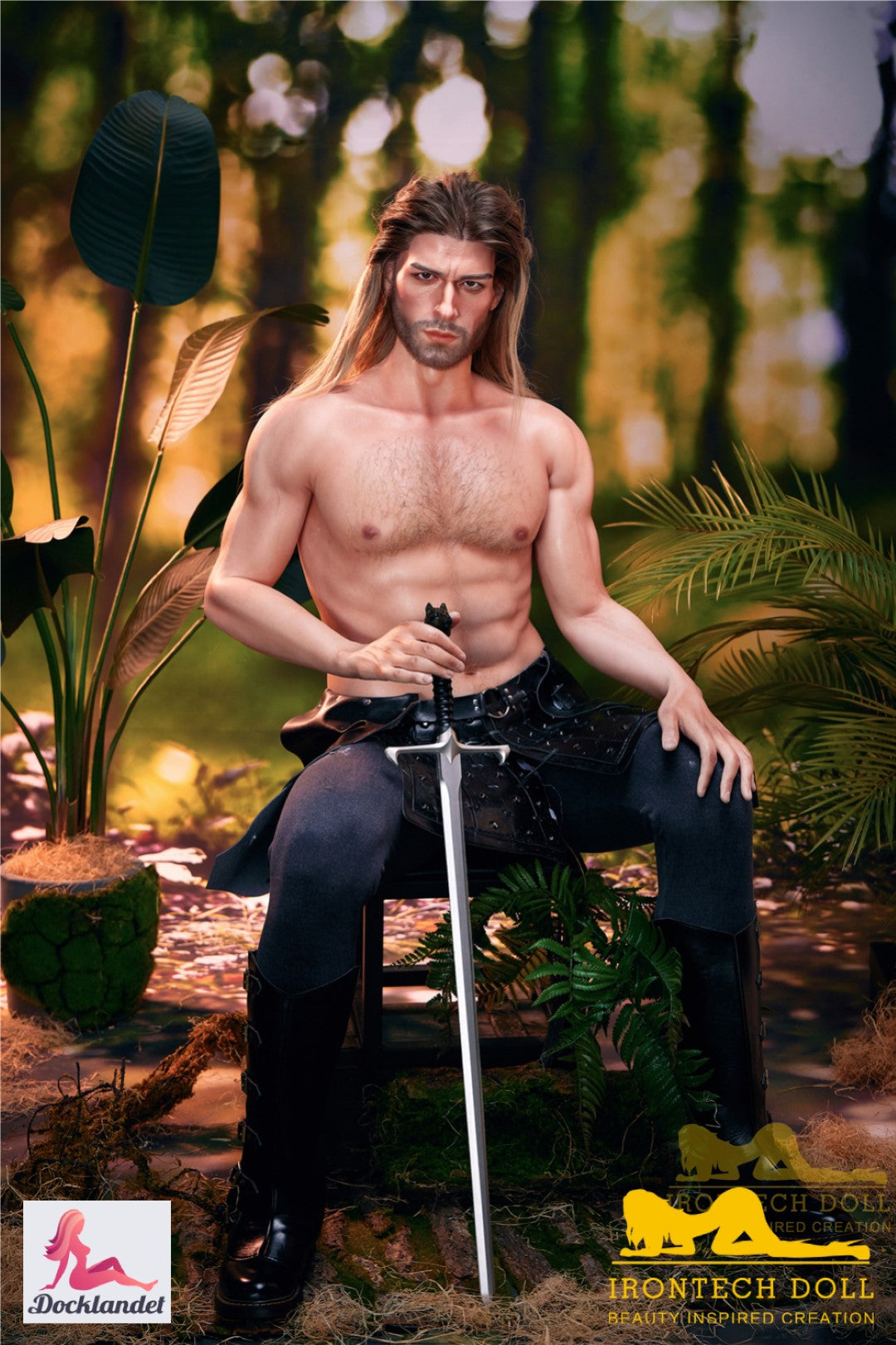 Mâle du ragnar poupée sexuelle (Irontech Doll 176cm M5 Silicone)