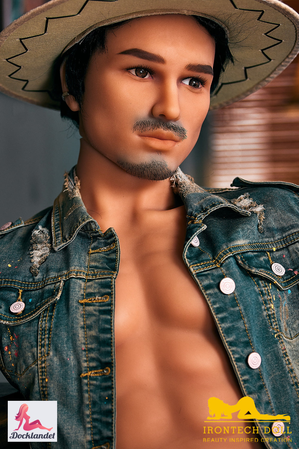 Torse masculin Kelvin poupée sexuelle (Irontech Doll 100 cm #203 TPE)