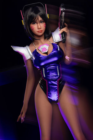 D.va poupée sexuelle (Aibei Doll 148 cm e-tpE TPE)