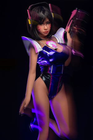 D.va poupée sexuelle (Aibei Doll 148 cm e-tpE TPE)