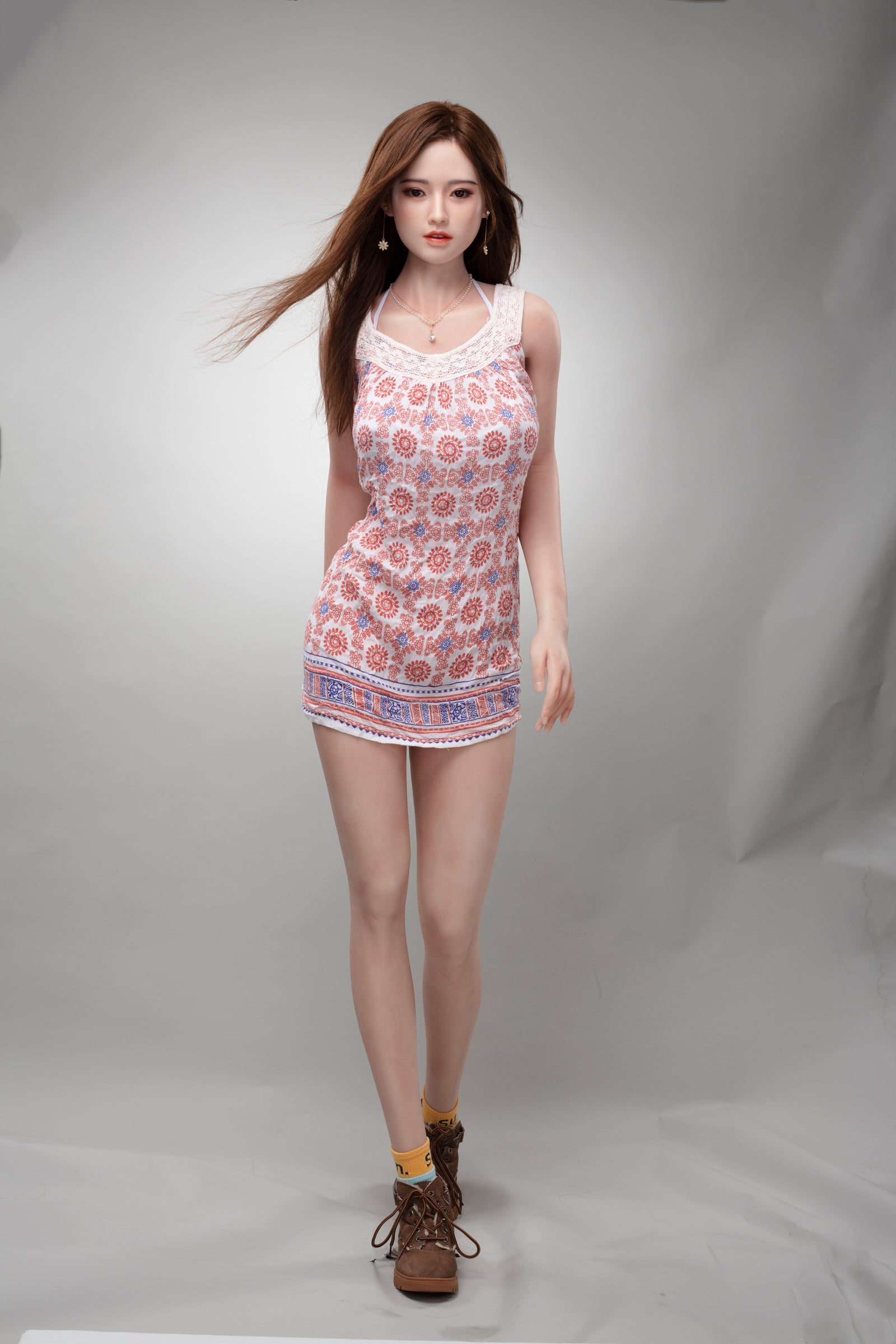 BingBing poupée sexuelle (Starpery 159 cm Bonnet C TPE+Silicone)