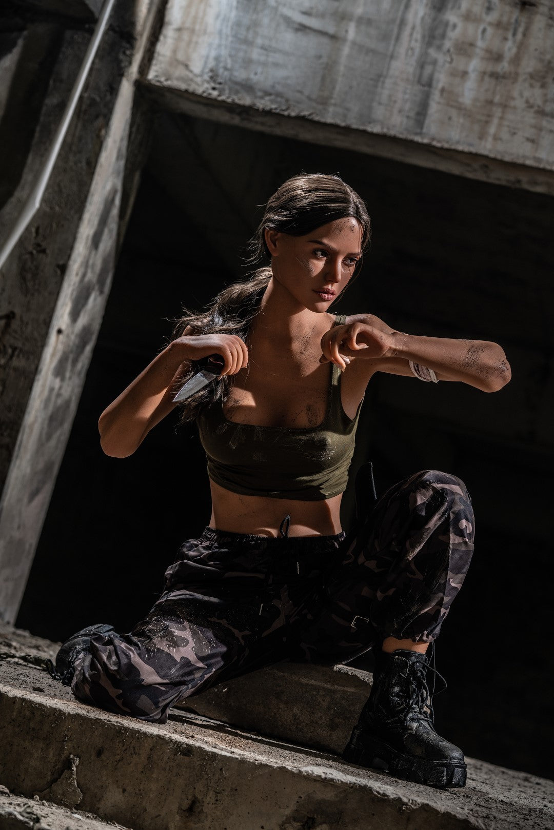 Karine poupée sexuelle (Zelex 170 cm C-Cup GE55 Silicone)