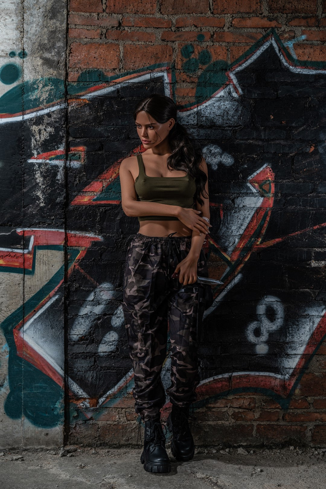 Karine poupée sexuelle (Zelex 170 cm C-Cup GE55 Silicone)