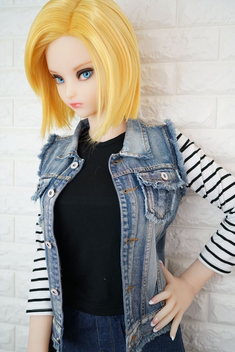 Lazuli Android 18 poupée sexuelle (Irokebijin 140 cm E-cup TPE/Silicone)