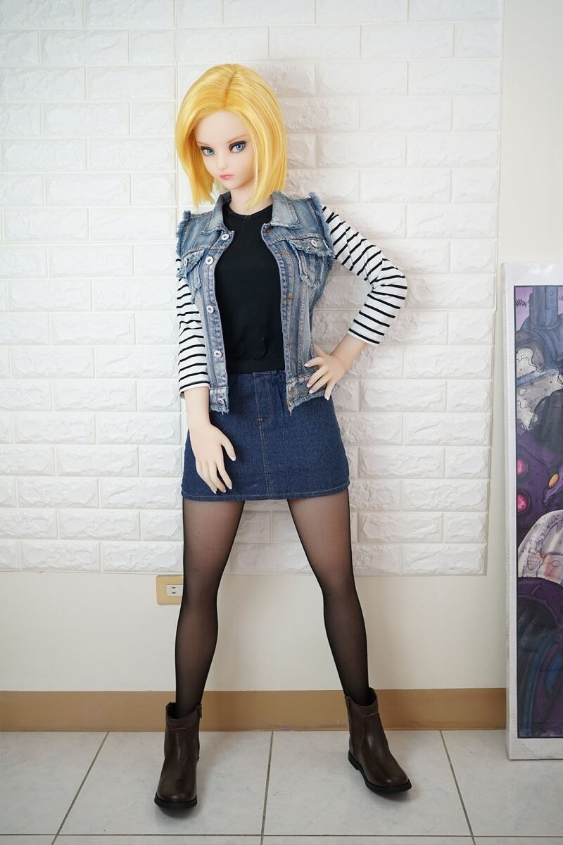Lazuli Android 18 poupée sexuelle (Irokebijin 140 cm E-cup TPE/Silicone)