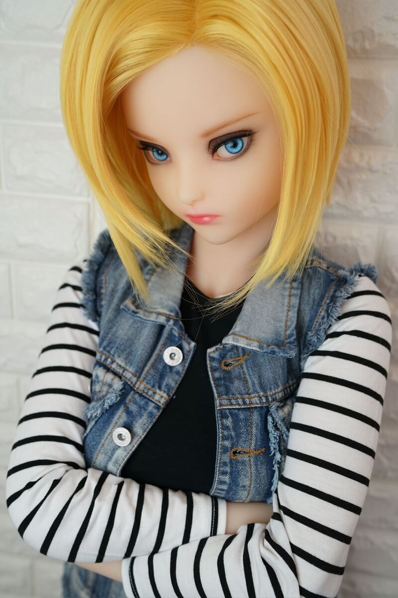 Lazuli Android 18 poupée sexuelle (Irokebijin 140 cm E-cup TPE/Silicone)