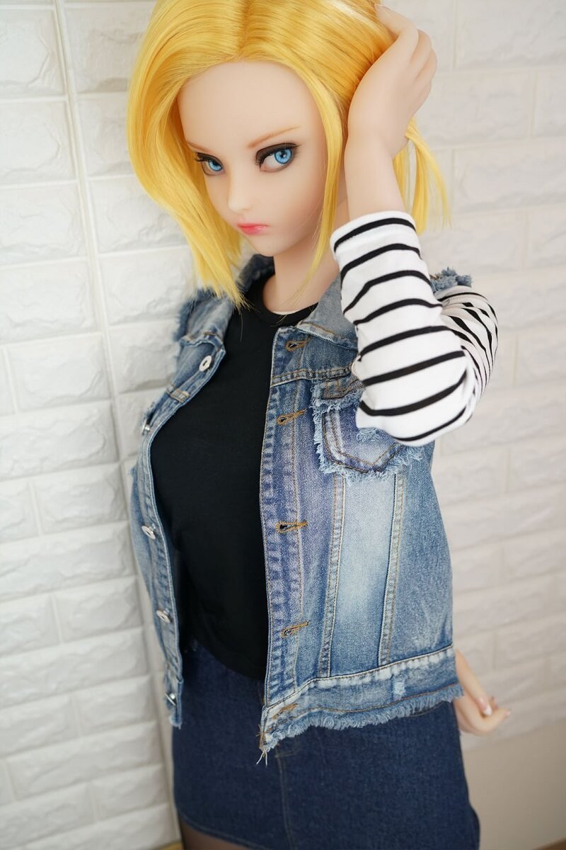 Lazuli Android 18 poupée sexuelle (Irokebijin 140 cm E-cup TPE/Silicone)